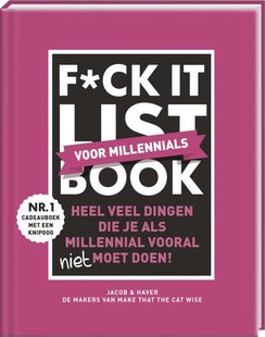 F*ck it list book - Voor millennials
