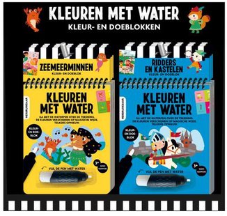 Display kleuren met water 5 - 2 x 5 ex.