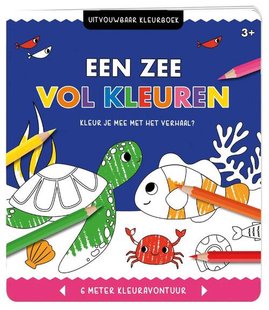 Uitvouwbaar kleurboek - Een zee vol kleuren