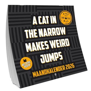 Make that the cat wise Amerikaanse kalender - 2026