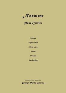 Piano Nocturne: Composition Musical Score
