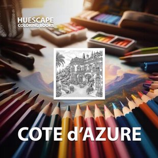 Huescape Kleurboek voor volwassenen - Cote d'Azure