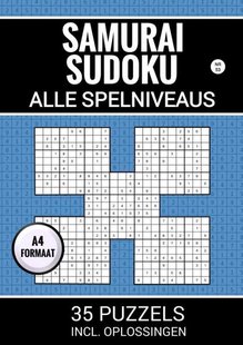 Samurai Sudoku - Alle Spelniveaus - 35 Puzzels Incl. Oplossingen - Nr. 53