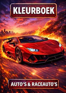 Kleurboek, Auto's & Raceauto's