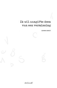 Ik wil aangifte doen van een vermissing