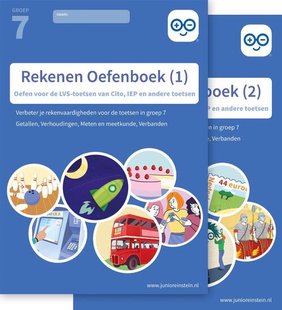 Rekenen Oefenboek delen 1 en 2 geschikt voor de Citotoets