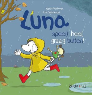Luna speelt heel graag buiten!