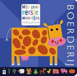 Mijn grote eerste woordjes uitklapboek - Boerderij