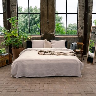 Sale - Kayori Rinen - Dekbedovertrek - Linnen - 200/200-220 - Nude