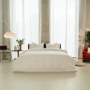 Sale - Kayori Puro - Dekbedovertrek - Perkal - 240/200-220 - Wit