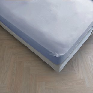 Sale - Kayori Biologisch Puro - Hoeslaken - Perkal - 90x210-220 - Lavender