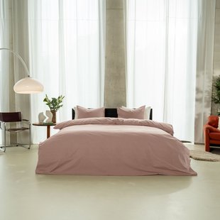 Sale - Kayori Puro - Dekbedovertrek - Perkal - 240/200-220 - Oudroze