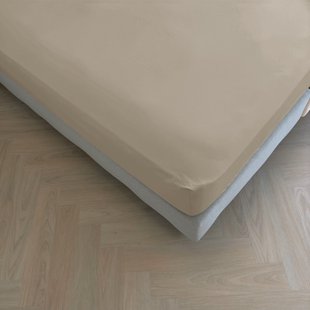 Sale - Kayori Biologisch Puro - Topper Hoeslaken - Perkal - 180x200 - Zand