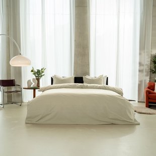 Sale - Kayori Puro - Dekbedovertrek - Perkal - 240/200-220 - Beige