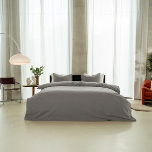 Sale - Kayori Puro - Dekbedovertrek - Perkal - 240/200-220 - Warmgrijs