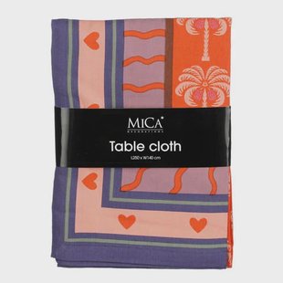 Mica Decorations tafelkleed palmboom (250x140 cm)