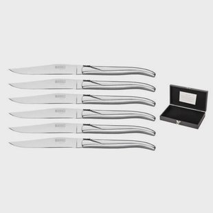 Blackwell Steakmessen Laguiole – 6 Stuks (RVS)