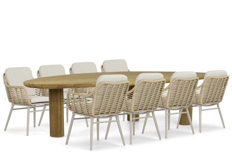 Coco Antoni/Leafline 300 cm dining tuinset 9-delig