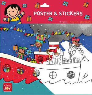 Kleurposter Anna en Sinterklaas