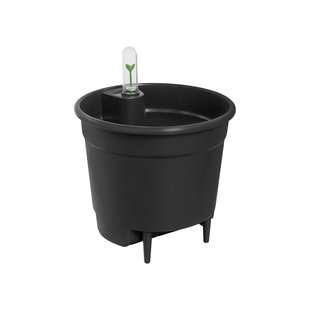 Elho Bloempot Self-watering - Kunststof - Zwart - Diam.33xh30,6cm