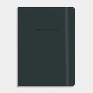 Agenda Luxe D2 25/26 Suedelook Grijs