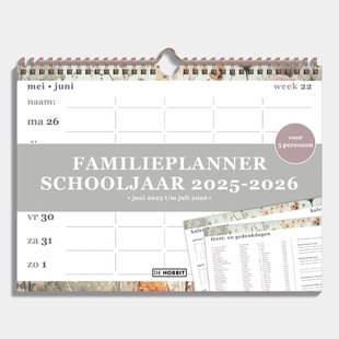Fam. Planner Spiraal D4 25/26 Veldbloemen
