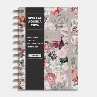 Ringband Agenda 2026 Medium Bloemen
