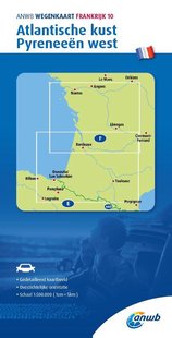 ANWB Wegenkaart Frankrijk 10. Atlantische kust/ Pyreneeen-West