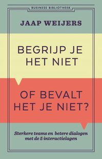 Begrijp je het niet of bevalt het je niet?