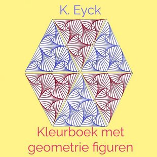 Kleurboek met geometrie figuren