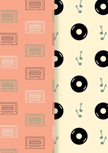 Notenschrift- Notenbalken- Gitarplay (A5) Allets comfort