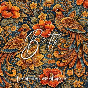 Luxe batik kleurboek voor volwassenen