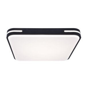 Lutec Connect Slimme Plafondlamp Tetra Zwart 38w