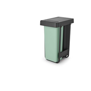 Sort&go Inbouwemmer 2x30l, Jade Green/dark Grey