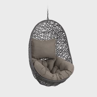 Kave Home Hangstoel 'Florina' kleur Antraciet