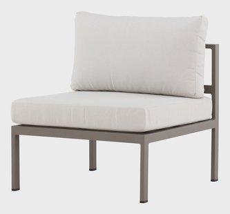 Nohr Loungeset 'Lasheka' Middenmodule, kleur Beige/Bruin