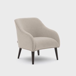 Kave Home Fauteuil 'Bobly' Bruine poot, kleur Beige