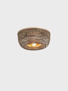 GOOD&MOJO Plafondlamp 'Barbados' Bamboe, 35cm, kleur Naturel/Bruin
