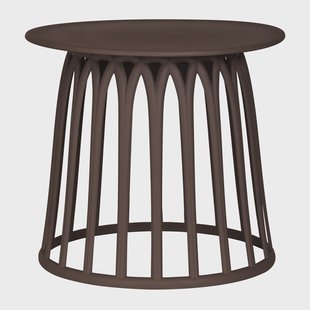 WOOOD Outdoor Bijzettafel 'Boy' 50cm, kleur Paars/Bruin