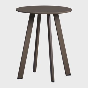 WOOOD Outdoor Bijzettafel 'Fer' 40cm, kleur Donkerbruin