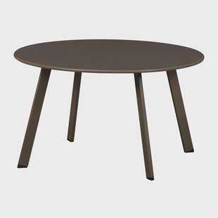 WOOOD Outdoor Bijzettafel 'Fer' 70cm, kleur Donkerbruin