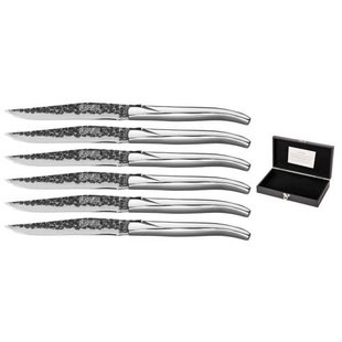 Blackwell Steakmessen Laguiole Raw – 6 Stuks (RVS)