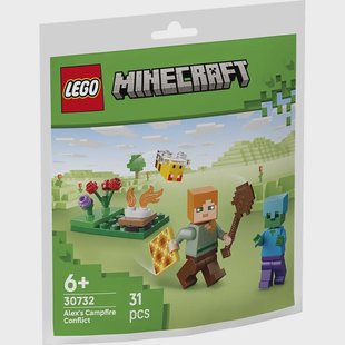 LEGO Minecraft Alex's Campfire Conflict 30732
