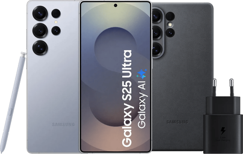 Samsung Galaxy S25 Ultra 1TB Zilver 5G + Accessoirepakket