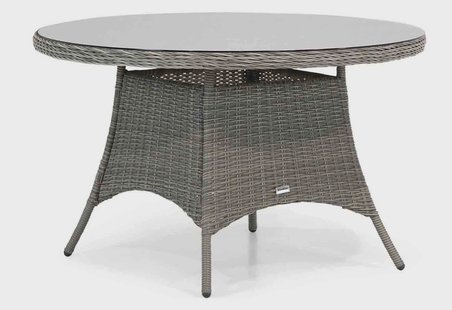 Garden Collections Aberdeen dining tuintafel 120 cm (glazen blad)