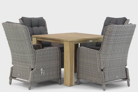 Garden Collections Kingston/Brighton 100 cm dining tuinset 5-delig