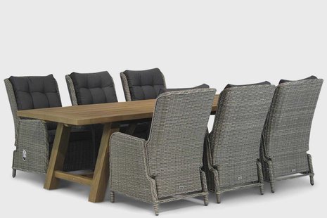 Garden Collections Kingston/Lazio 260 cm dining tuinset 7-delig