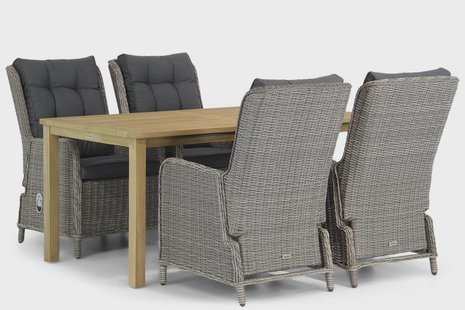 Garden Collections Kingston/Weston 160 cm dining tuinset 5-delig