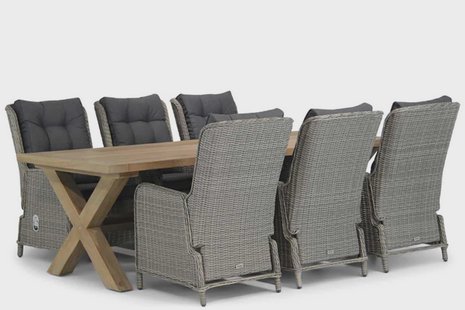 Garden Collections Kingston/Oregon 240 cm dining tuinset 7-delig