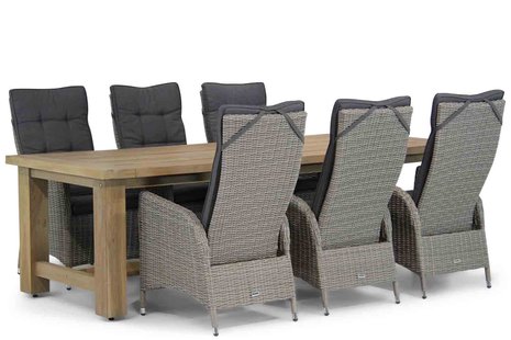 Garden Collections Lincoln/Fourmile 260 cm dining tuinset 7-delig